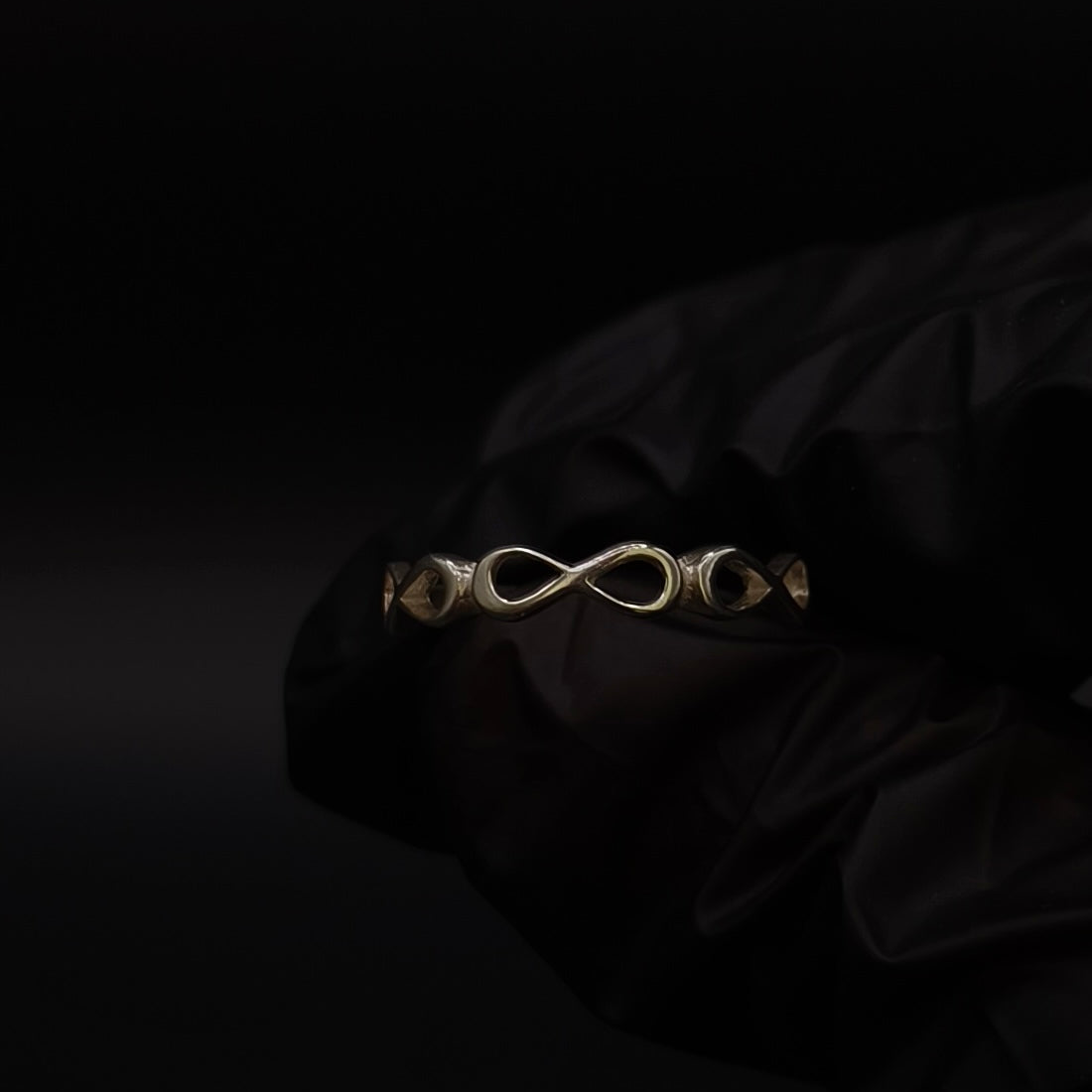 Anillo Infinito Liso Plata