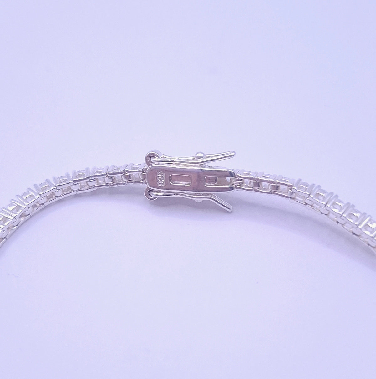 Pulsera Tenis CZ corte Diamante Plata S.925