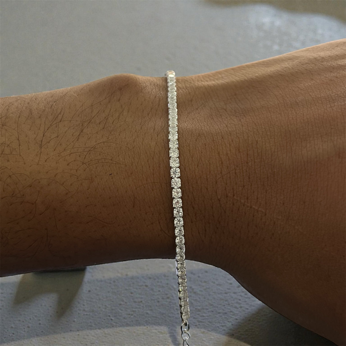 Pulso Tenis Full CZ 💎 Plata S.925 — Fila Continua de Destellos que Enamoran