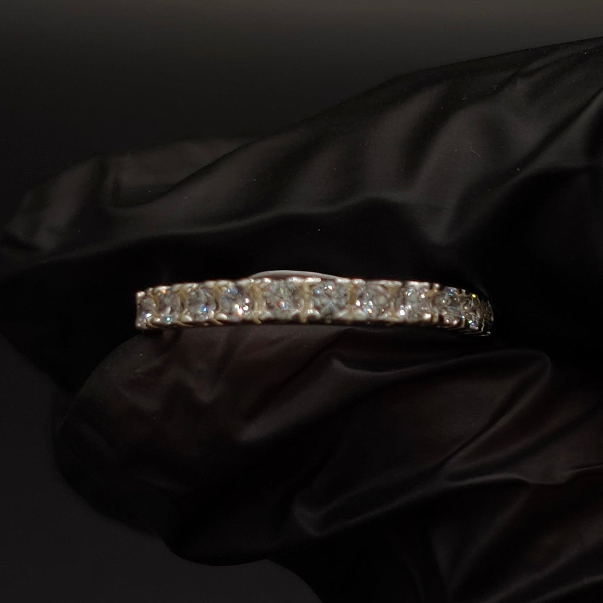 Anillo Churumbela Blanca CZ Plata