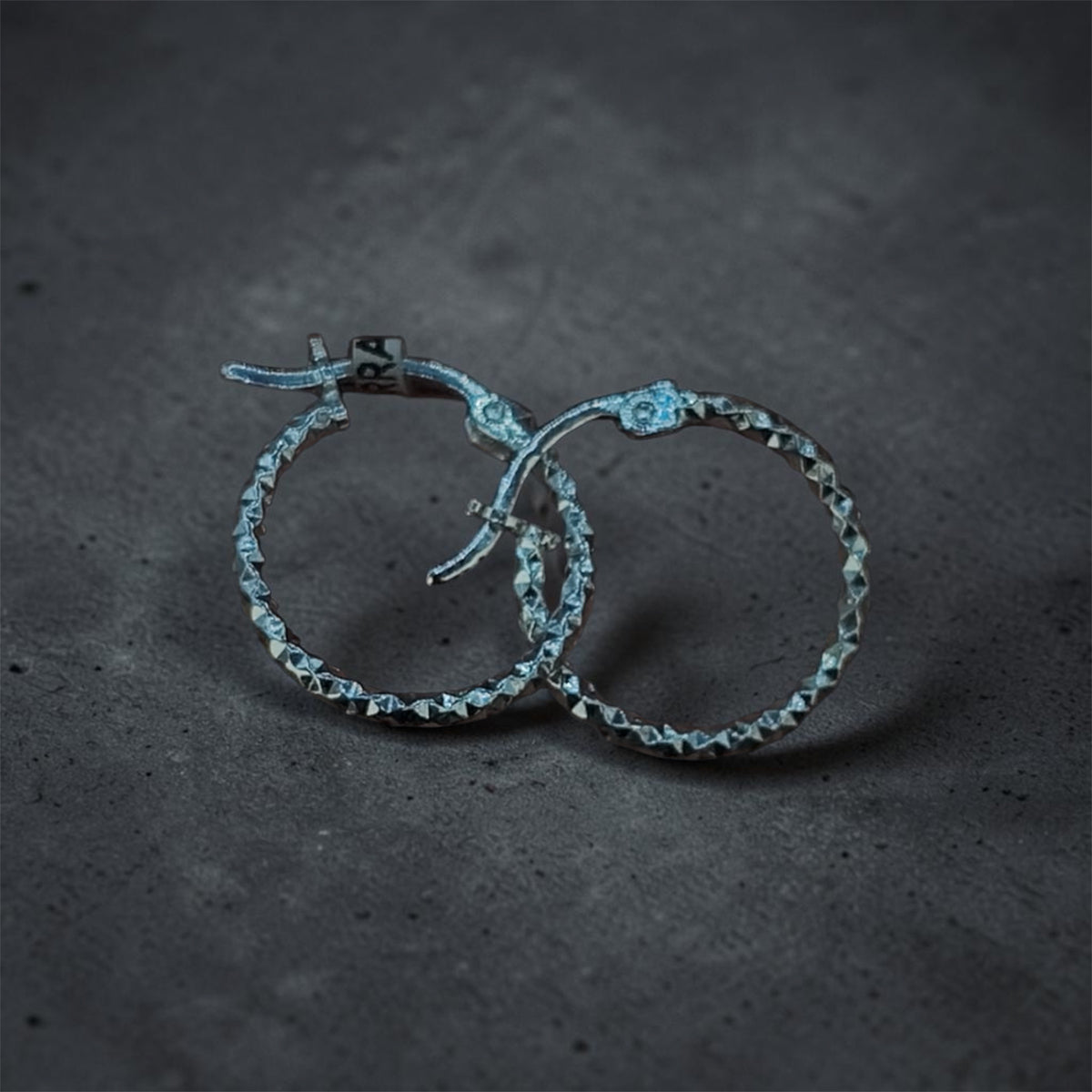 Arracadas Diamantadas Plata S.925