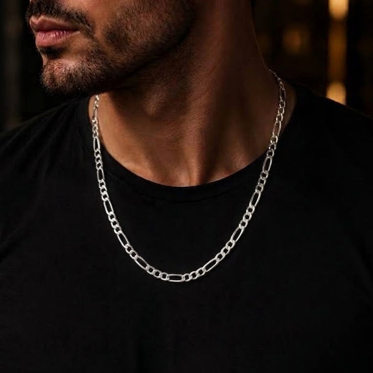 Cadena Cartier 5mm Plata S.925 — Volumen y Brillo que Mandan