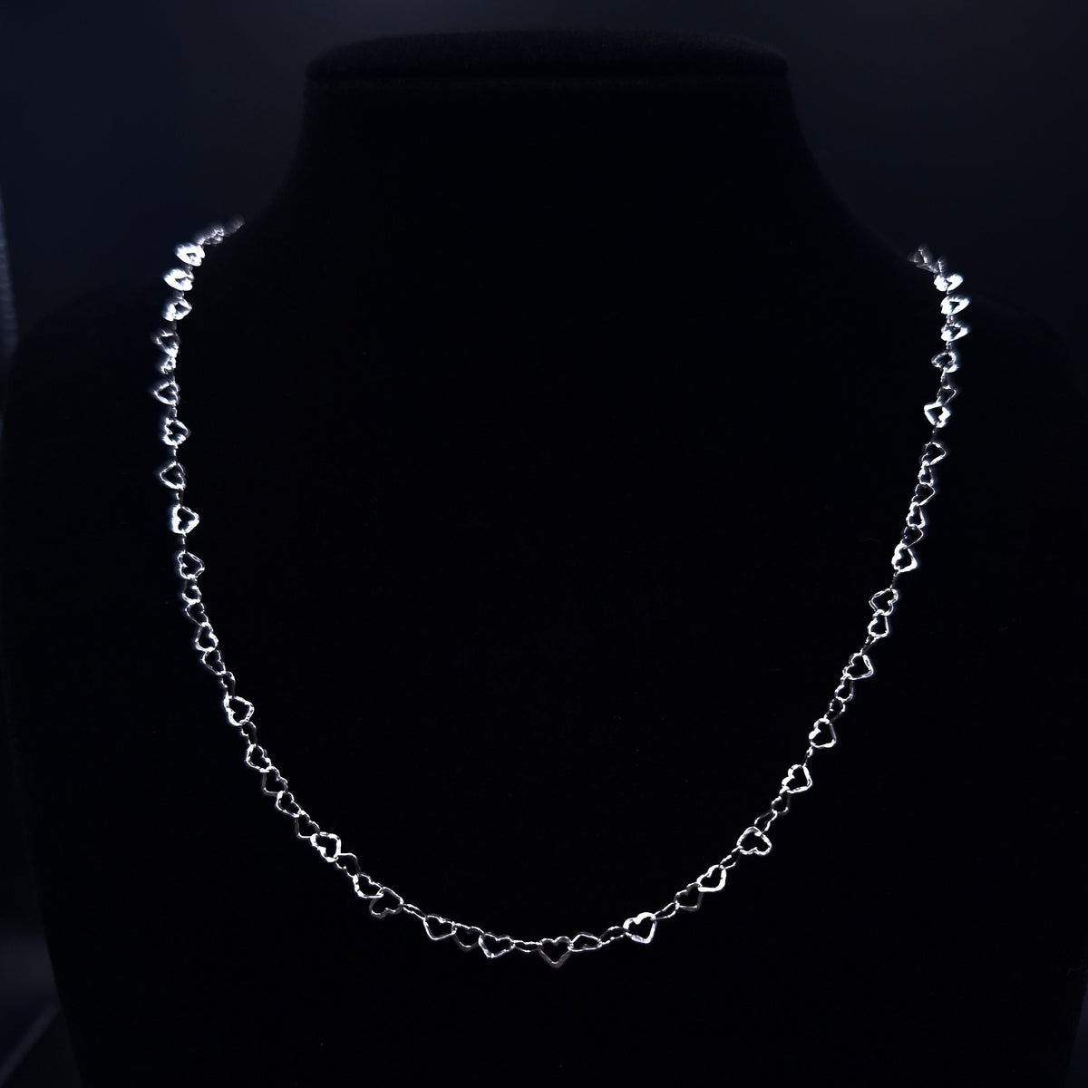 Collar Corazones Cruzados S.925
