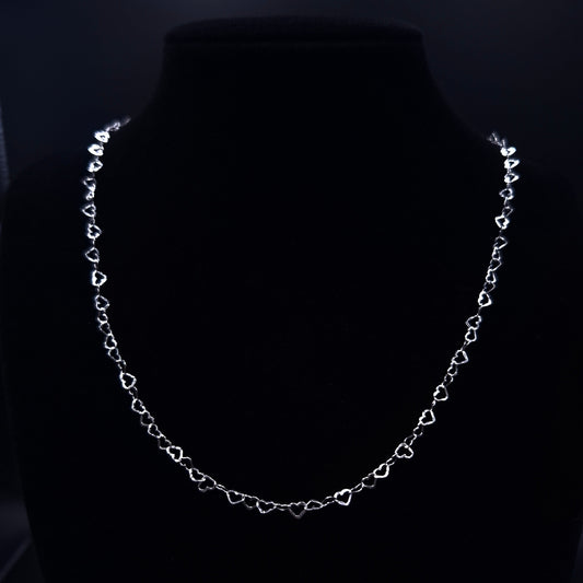 Collar Corazones Cruzados S.925