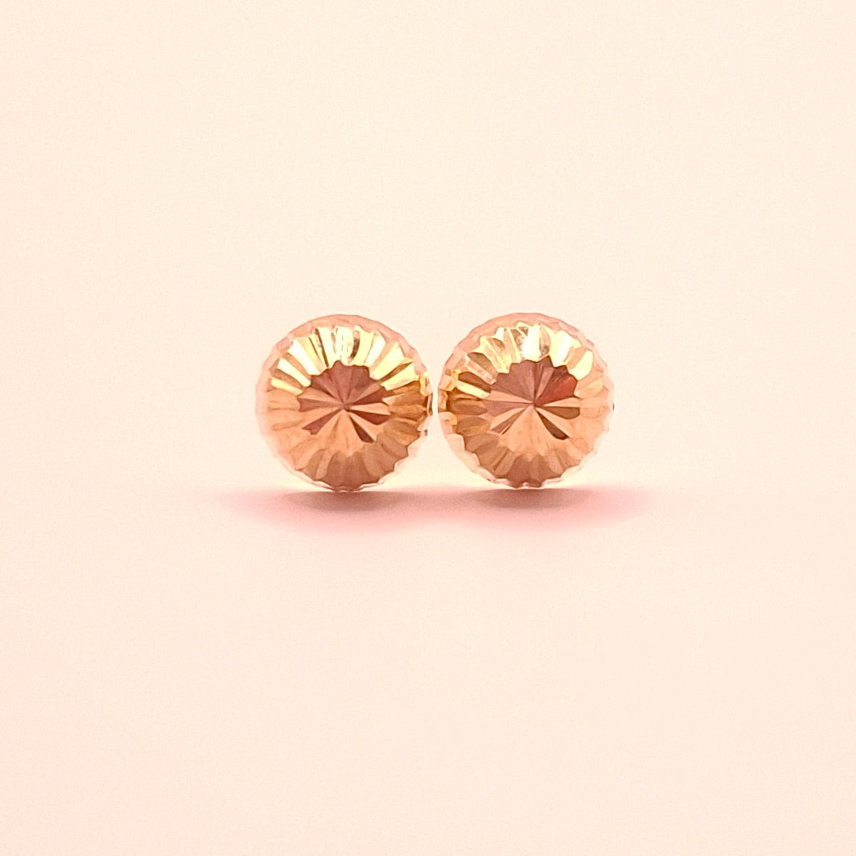 Aretes Honguito Oro 10k