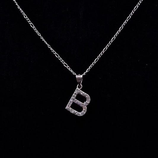 Dije Letra mini (B) CZ S.925